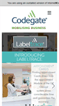 Mobile Screenshot of labeltrace.codegate.co.uk